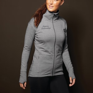 Custom Embroidered Sport-Tek Sport-Wick Flex Fleece Full-Zip Monogrammed Athleasure Personalized Workout Gear Moisture Wick ST560 LST560