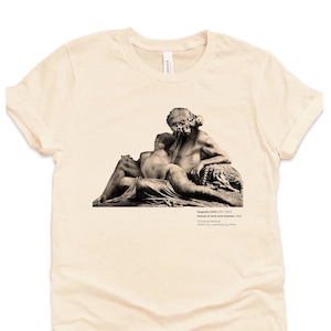 Acis and Galatea Stone Statue at Fontaine de Medicis in Paris by August Ottin Shirt Romantic Art Tee Artist Gift Couple Sensual Sculpture