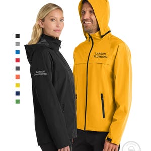 Personalized Port Authority Torrent Waterproof Jacket Monogrammed Rain Company Logo Outerwear Bright Color Wind Resistant J333 L333 TLJ333