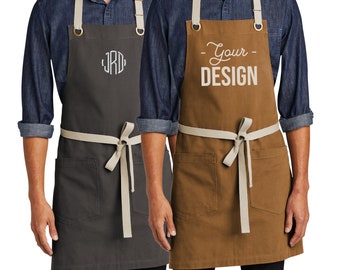 Custom Apron, Custom Embroidered Apron, Custom Monogrammed Apron, Custom Apron Women, Personalized Apron, Chef Apron Men A815