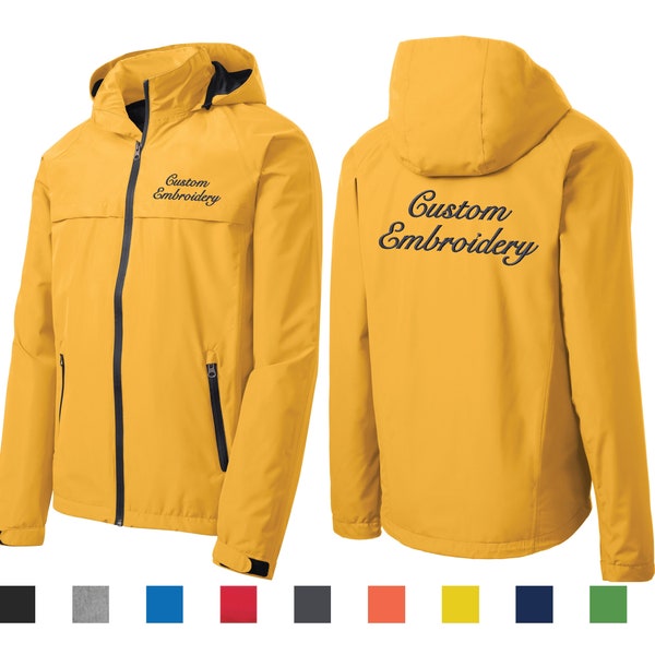 Personalized Port Authority Torrent Waterproof Jacket Monogrammed Rain Company Logo Outerwear Bright Color Wind Resistant J333 L333 TLJ333