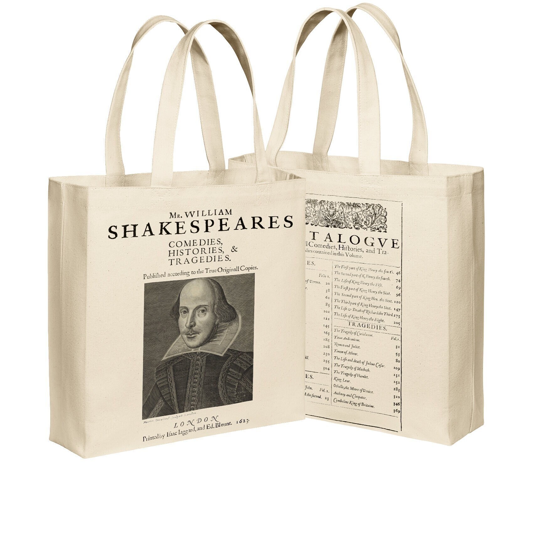 William Shakespeare Tote Bag Durable Canvas Book Bag - Etsy