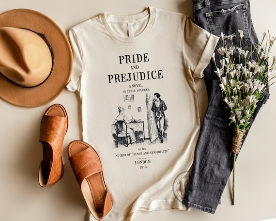 Pride and Prejudice Shirt, Jane Austen Tee, Jane Austen Gift