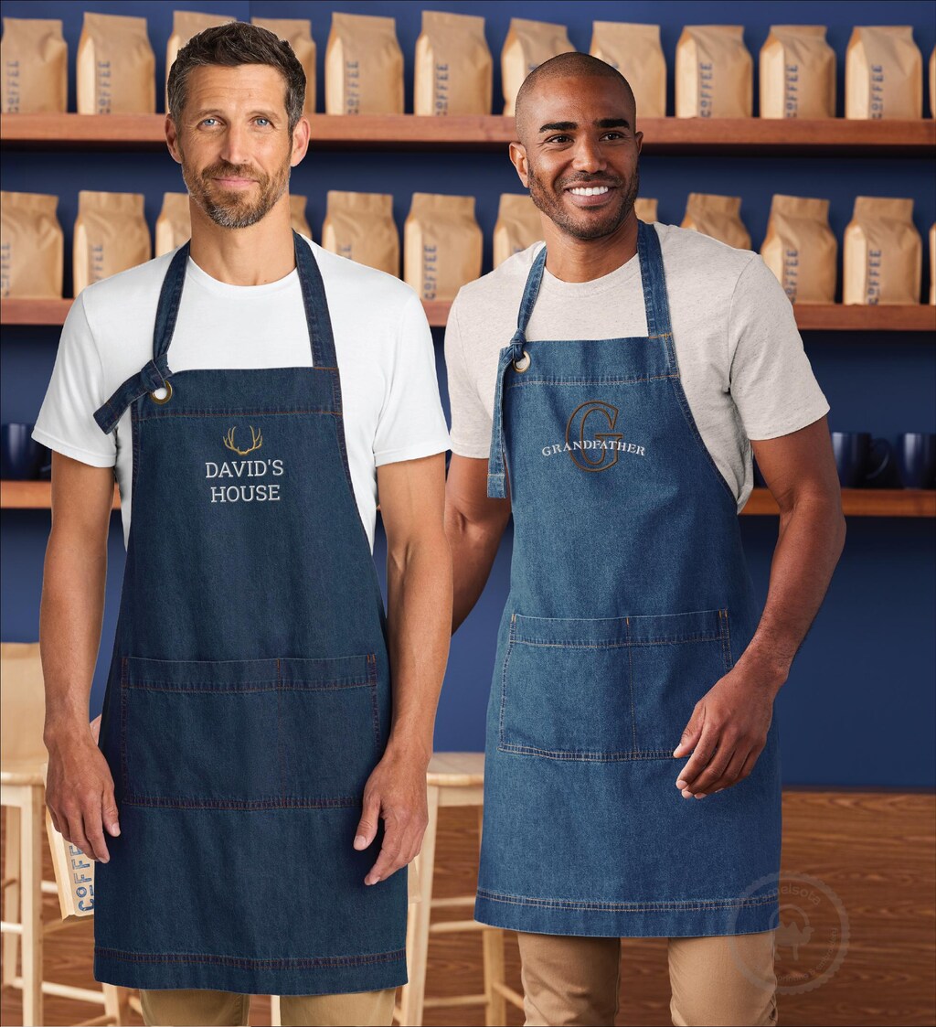 Grembiule Unisex In Denim Blu Per Cucina E Hobby – Multitasche Regolabile 74x60 Cm, Con Tasche Anteriore, Lavabile, Per Chef, Giardinaggio, Pittura