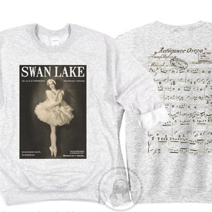 Schwanensee Shirt und Sweatshirt Schwanensee Ballett Geschenk Schwanensee Sweatshirt Tänzer Geschenk Romantisches Ballett Liebhaber Geschenk Klassische Musik Tschaikowsky Bild 7