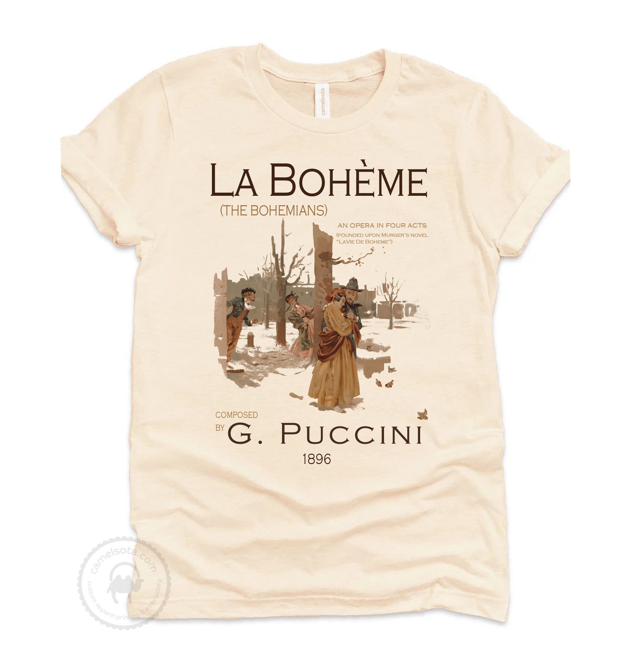 90s La Boheme オペラアートTシャツ XL 90s La Boheme オペラアートTシャツ XL
