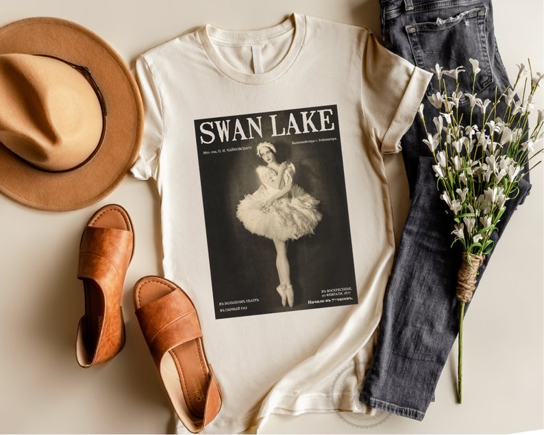 Swan Lake Shirt and Sweatshirt Swan Lake Ballet Gift Swan Lake Sweatshirt Dancer Gift Romantic Ballet Lover Gift Classical Music Tchaikovsky image 3
