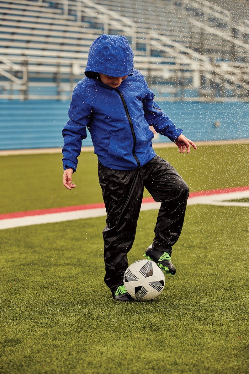 Veste à capuche imperméable isolée Sport-Tek entièrement zippée, broderie, monogramme, uniforme d'équipe brodé pour jeunes, sports pour adultes JST56 image 4