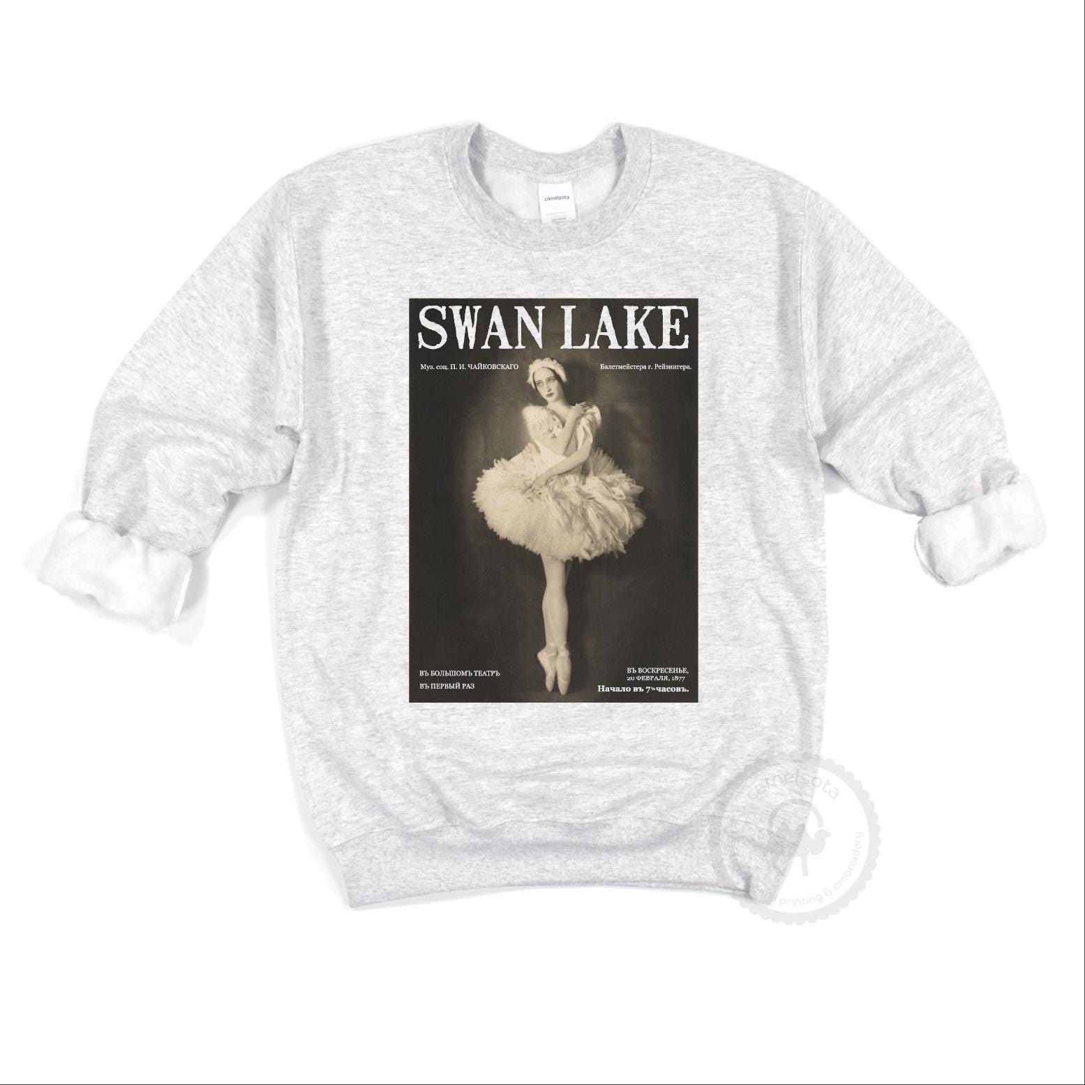 Swan Lake Shirt and Sweatshirt Swan Lake Ballet Gift Swan Lake