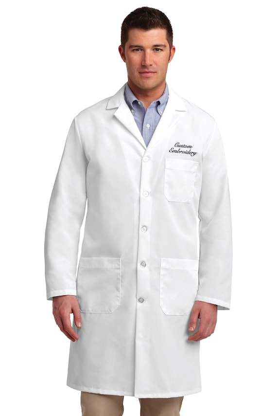 Bata de laboratorio personalizada bata de laboratorio medico bordada bata de laboratorio personalizada con empresa y nombre titulo logotipo bata de laboratorio blanca personalizada unisex Etsy Espana