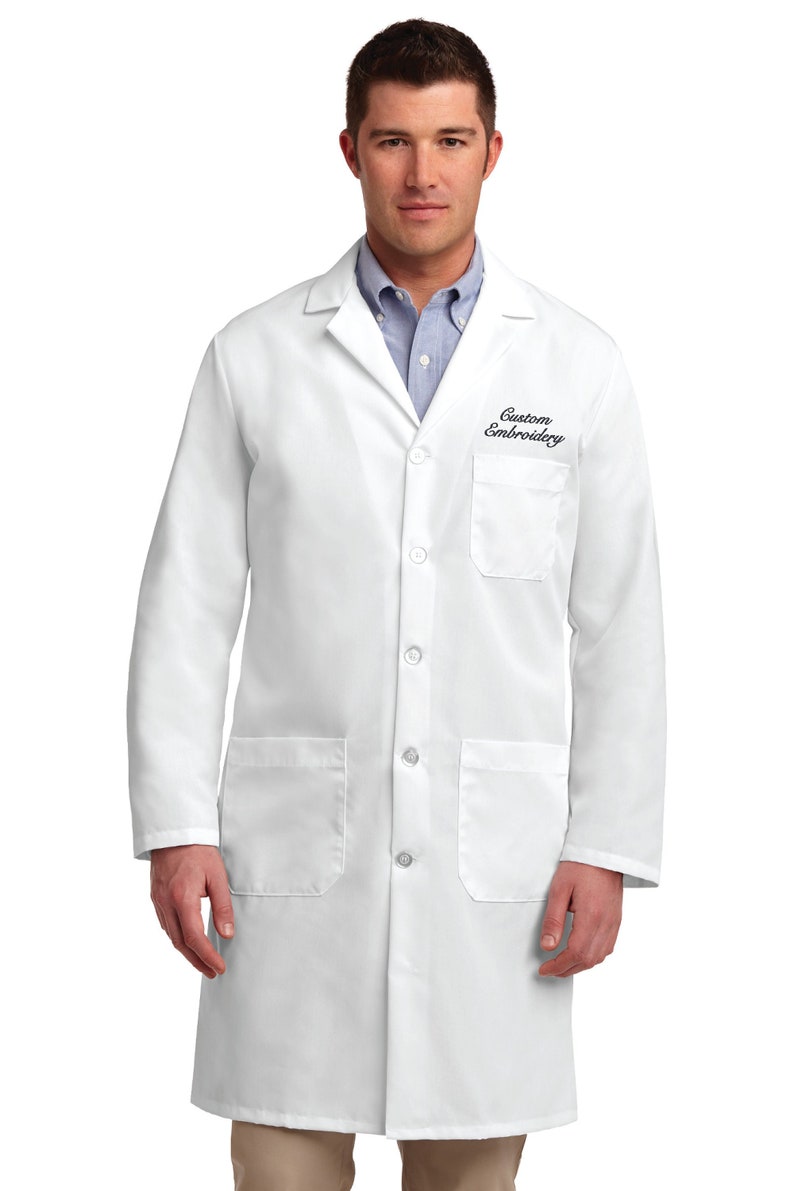 Custom Lab Coat Embroidered Medical Lab Coat Personalized Etsy