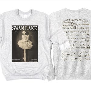 Swan Lake Shirt and Sweatshirt Swan Lake Ballet Gift Swan Lake Sweatshirt Dancer Gift Romantic Ballet Lover Gift Classical Music Tchaikovsky image 11