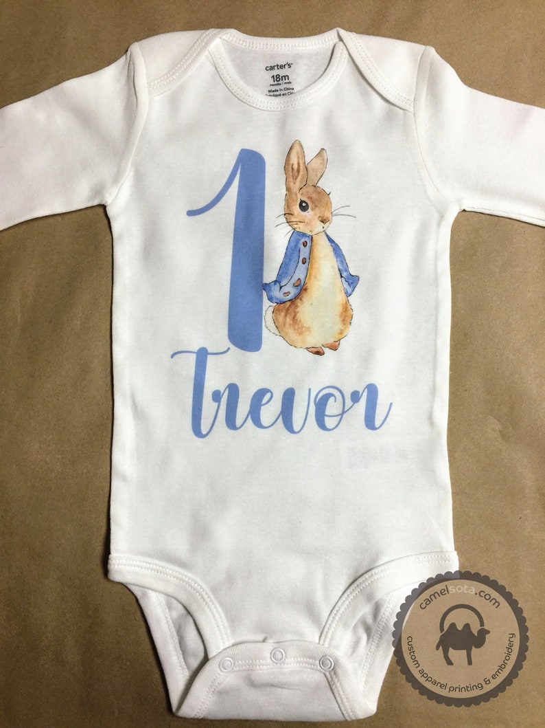 Peter Rabbit Name Shirt Peter Rabbit Birthday Shirt Peter Rabbit Printed Shirt Peter Rabbit Nursery Peter Rabbit Raglan Peter Rabbit Shirt