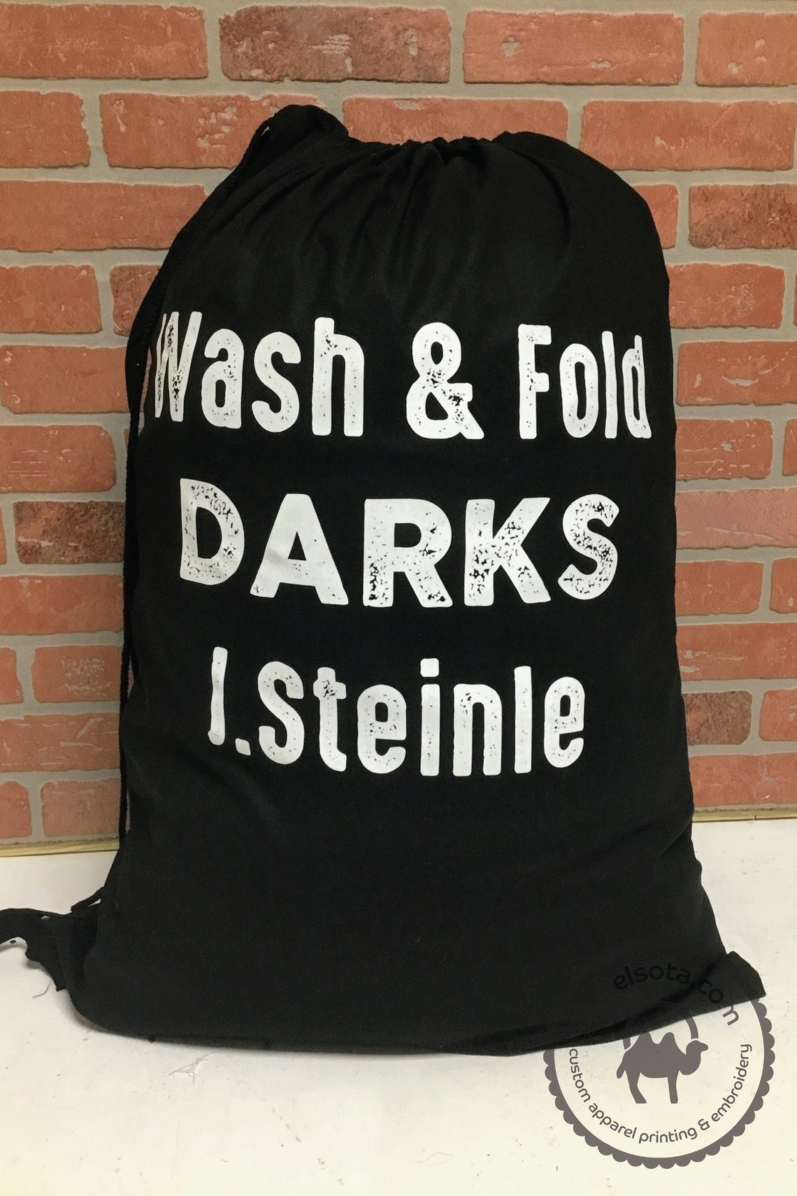 Custom Printed Laundry Bag Personalized Laundry Bag Custom Etsy