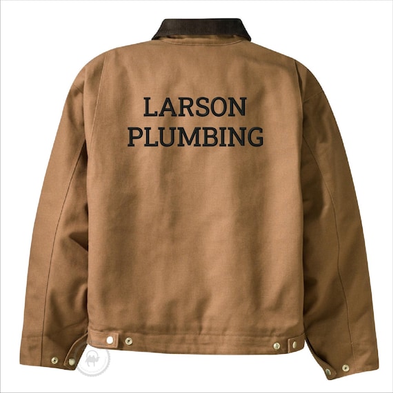 Custom Embroidered Cornerstone Duck Cloth Work Jacket Full-zip