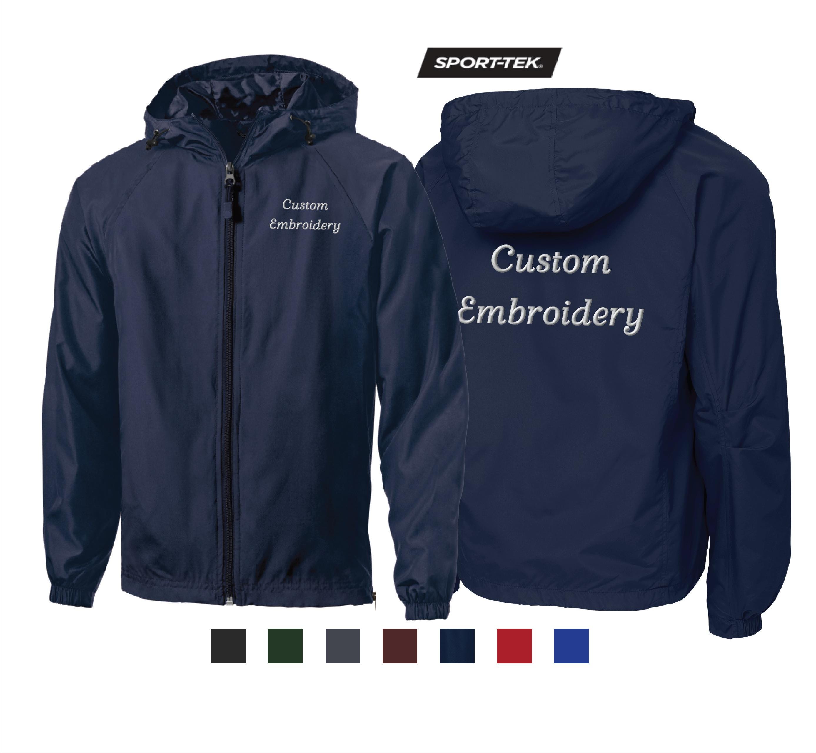 Custom Embroidered Sport-tek Hooded Full-zip Jacket Embroidery