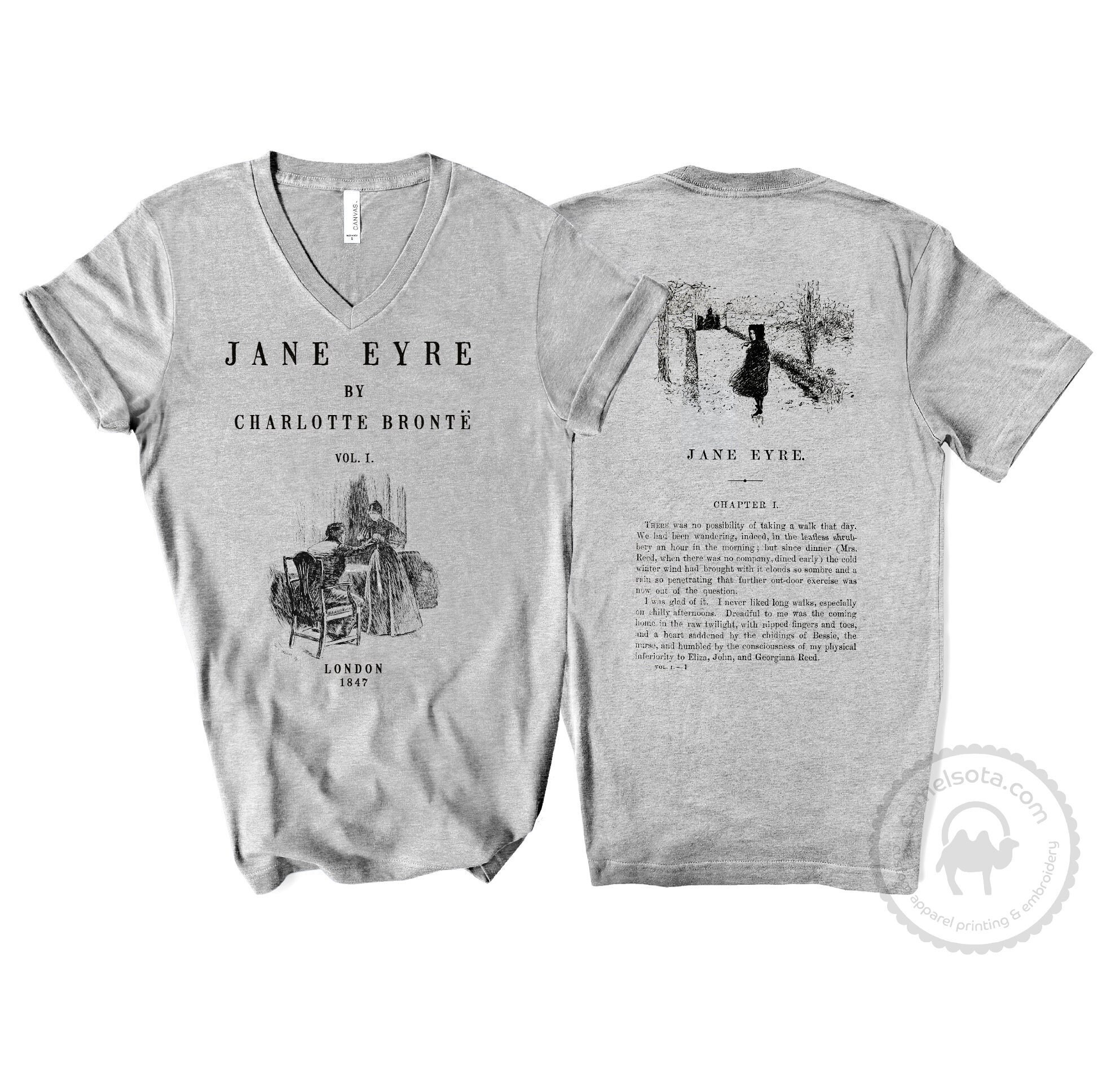 Jane Eyre Shirt, Charlotte Bronte Shirt 