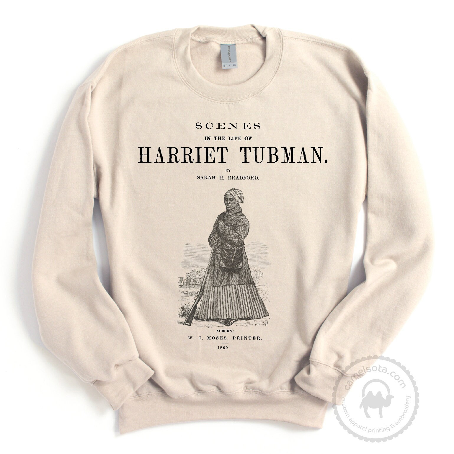 Harriet Tubman Sweatshirt, Underground Railroad, Abolitionist Women's  History Gift, Freedom Fighter Pullover, Inspirational Empowerment Gift -  Etsy