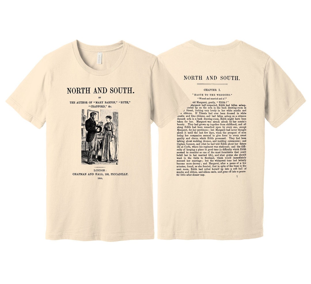North and South Shirt, North and South T-shirt, Elizabeth Gaskell