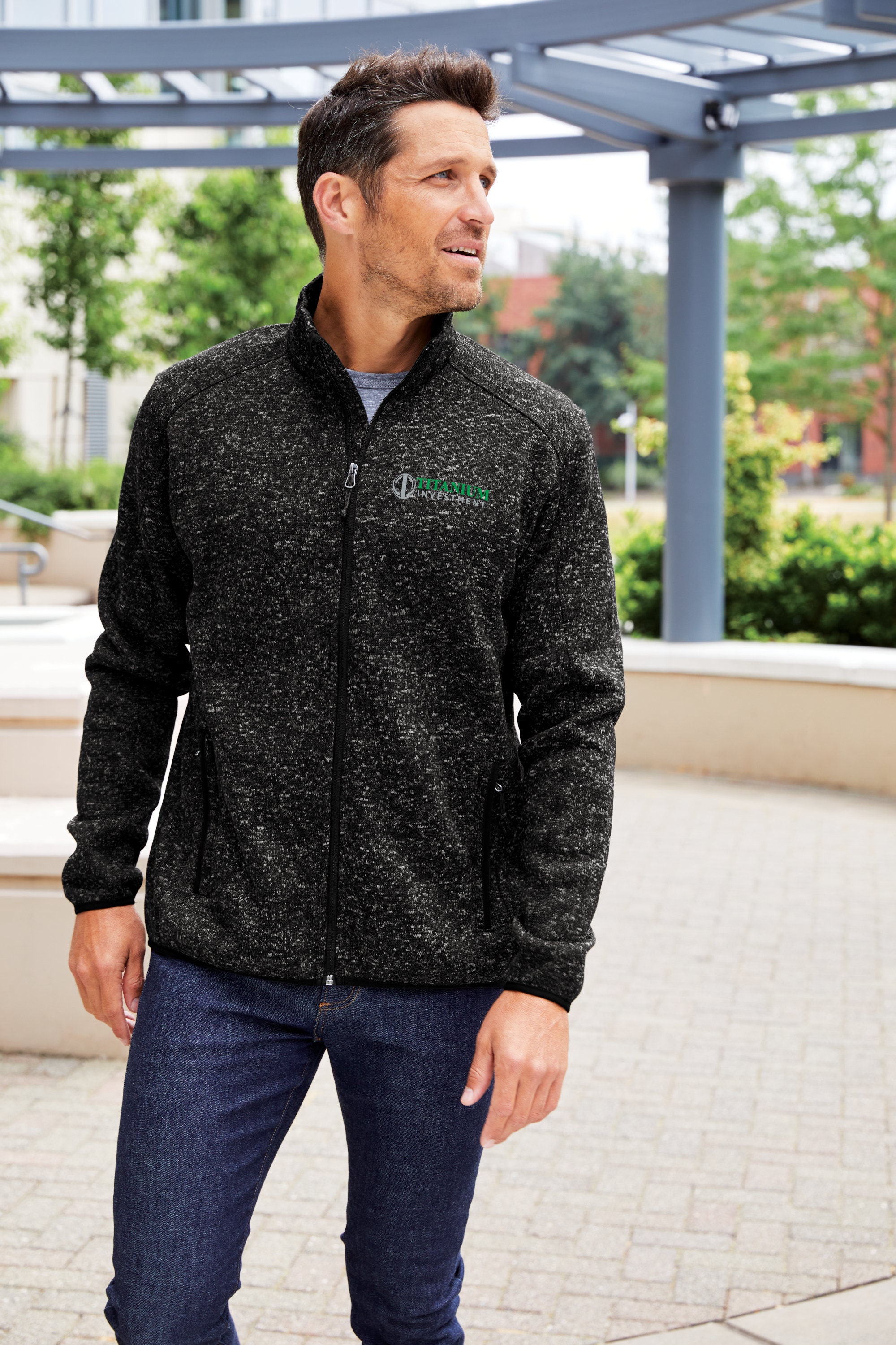 Custom Embroidered Sweater Fleece Full-zip Jacket Monogrammed Team  Corporate Uniform Personalized Men's Ladies Port Authority F232 L232 - Etsy