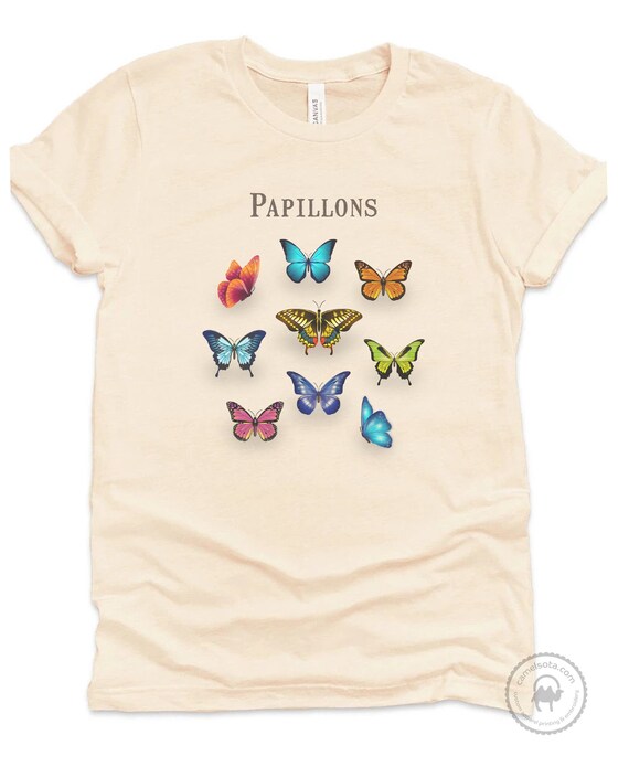Butterfly Shirt Papillons Shirt Butterfly Lover Tee Boho Style - Etsy