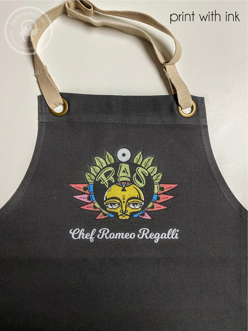 Custom Apron, Custom Embroidered Apron, Custom Monogrammed Apron, Custom Apron Women, Personalized Apron, Chef Apron Men A815 image 3