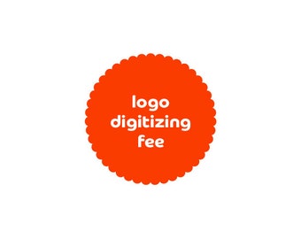 One-Time Logo Fee for Embroidery with Thread or Print with Ink