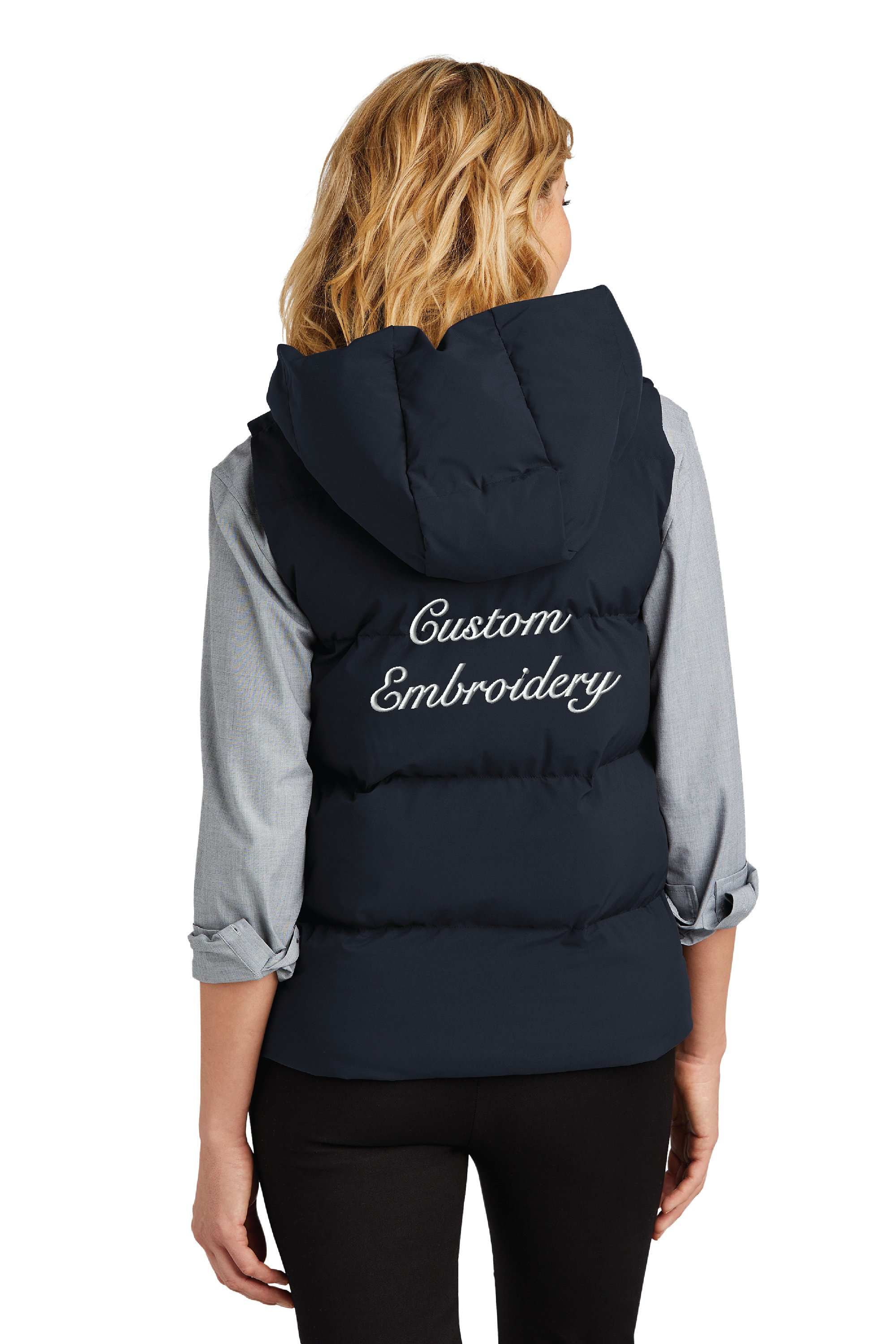 Custom puffer cheap vest