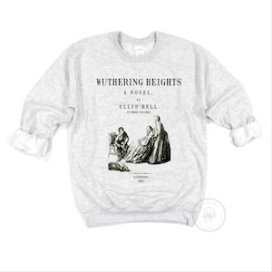 Sudadera Cumbres Borrascosas, sudadera de Emily Brontë, regalo de Emily Brontë, regalo literario, jersey de manga larga de Heathcliff imagen 6