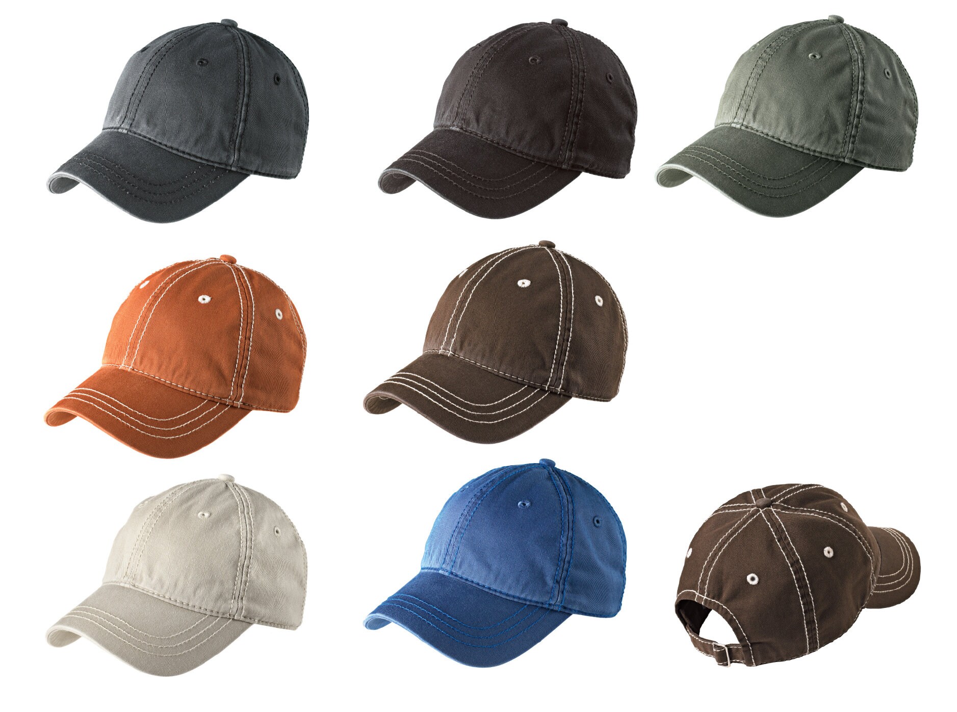 Set of 10 Custom District Thick Stitch Cap Custom Embroidered Etsy