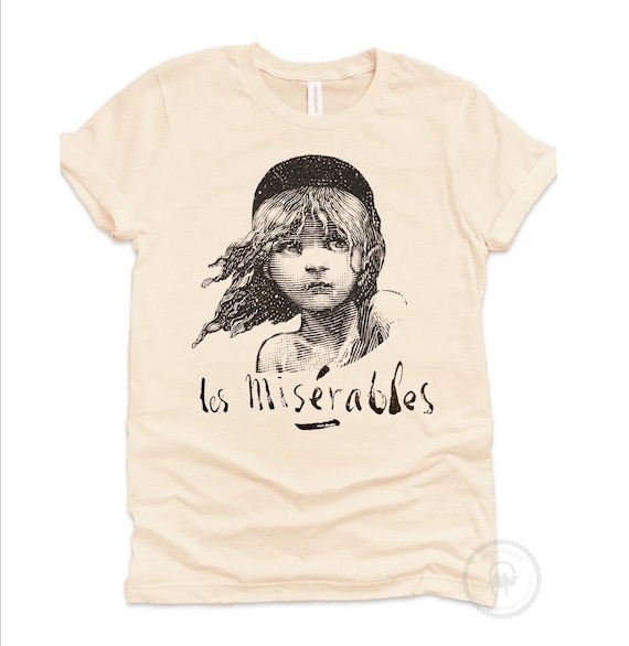 Les Miserables Shirt & Sweatshirt Victor Hugo Tee Literary T-shirt