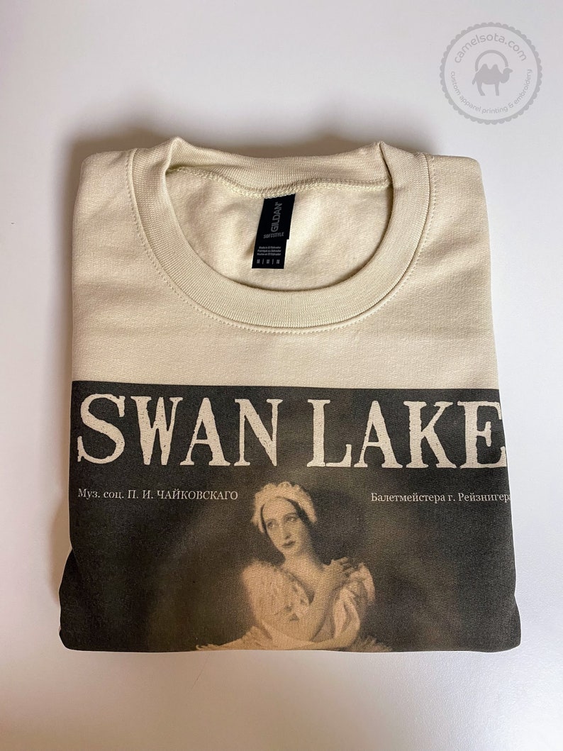 Chemise et sweat-shirt Le Lac des cygnes Cadeau de ballet du Lac des cygnes Sweat-shirt du Lac des cygnes Cadeau danseur Cadeau pour amateur de ballet romantique Musique classique Tchaïkovski image 9