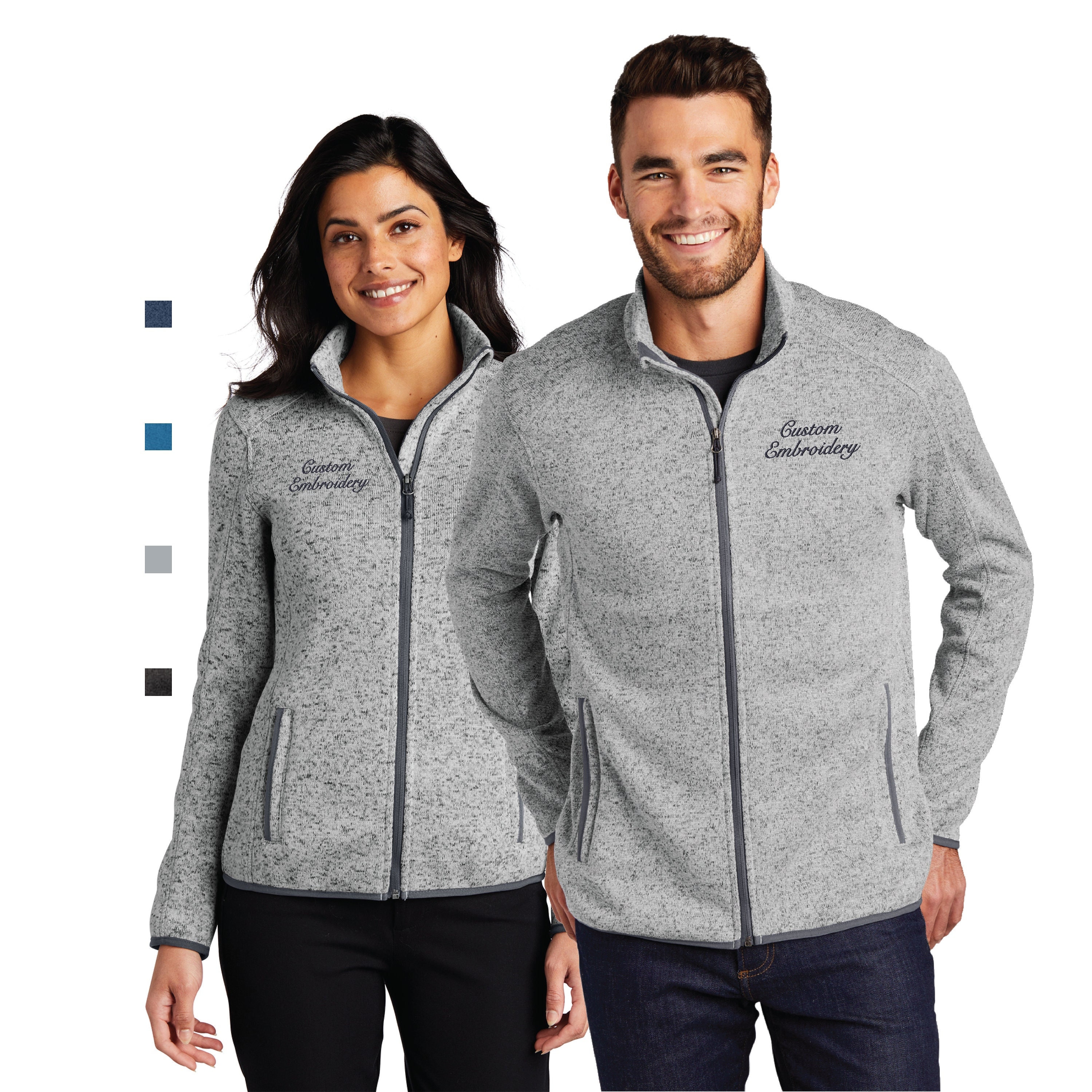 Custom Port Authority Value Fleece Jacket - Design Fleece Jackets