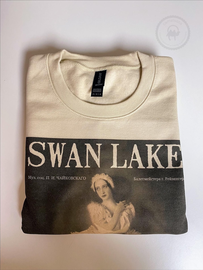 Swan Lake Shirt and Sweatshirt Swan Lake Ballet Gift Swan Lake Sweatshirt Dancer Gift Romantic Ballet Lover Gift Classical Music Tchaikovsky image 4
