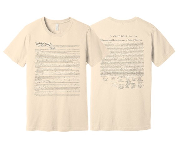Constitution of US Shirt and Sweatshirt, Declaration of Independence Shirt, US Constitution Tee, We the People Shirt, Patriotic Sweatshirt
