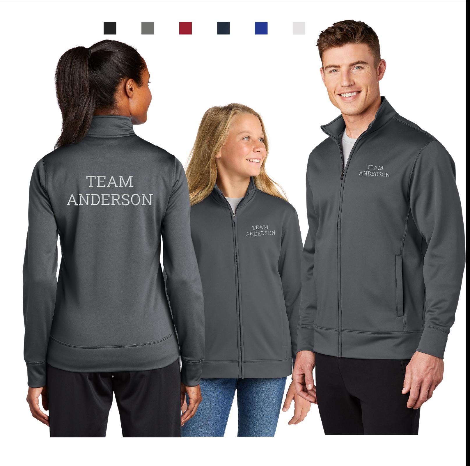 Custom Embroidered Sport-tek Sport-wick Full-zip Track Jacket