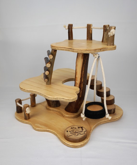 wooden doll treehouse