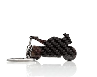 Carbon Fiber Keychain Keyring Compatible with Motorcycle CBR1000RR  Scooter 946  YZF-R1  YZF-R6