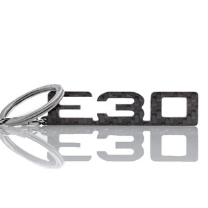 Carbon Fiber Keychain Badge compatible with E60 F10 F30 E30 E36 E46 E90 E39
