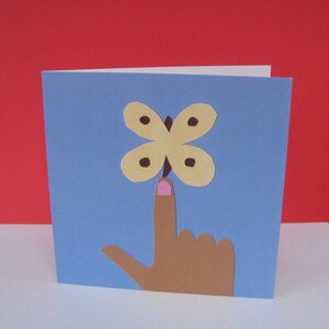 Carte papillon