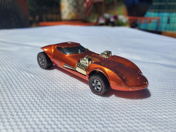 Hot Wheels! 1968 (1969) Twin Mill, Orange, Light Interior, USA