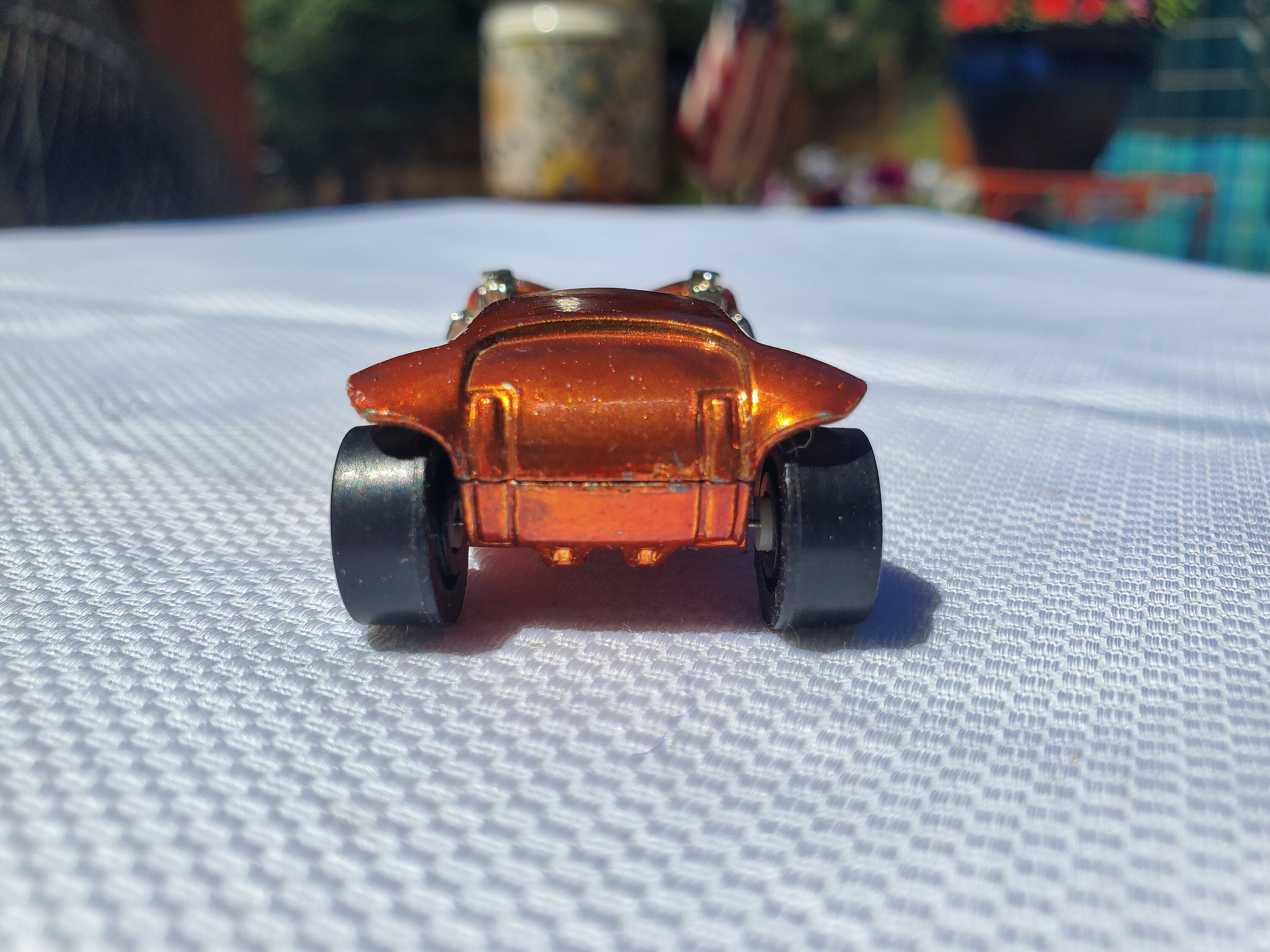 Hot Wheels! 1968 (1969) Twin Mill, Orange, Light Interior, USA