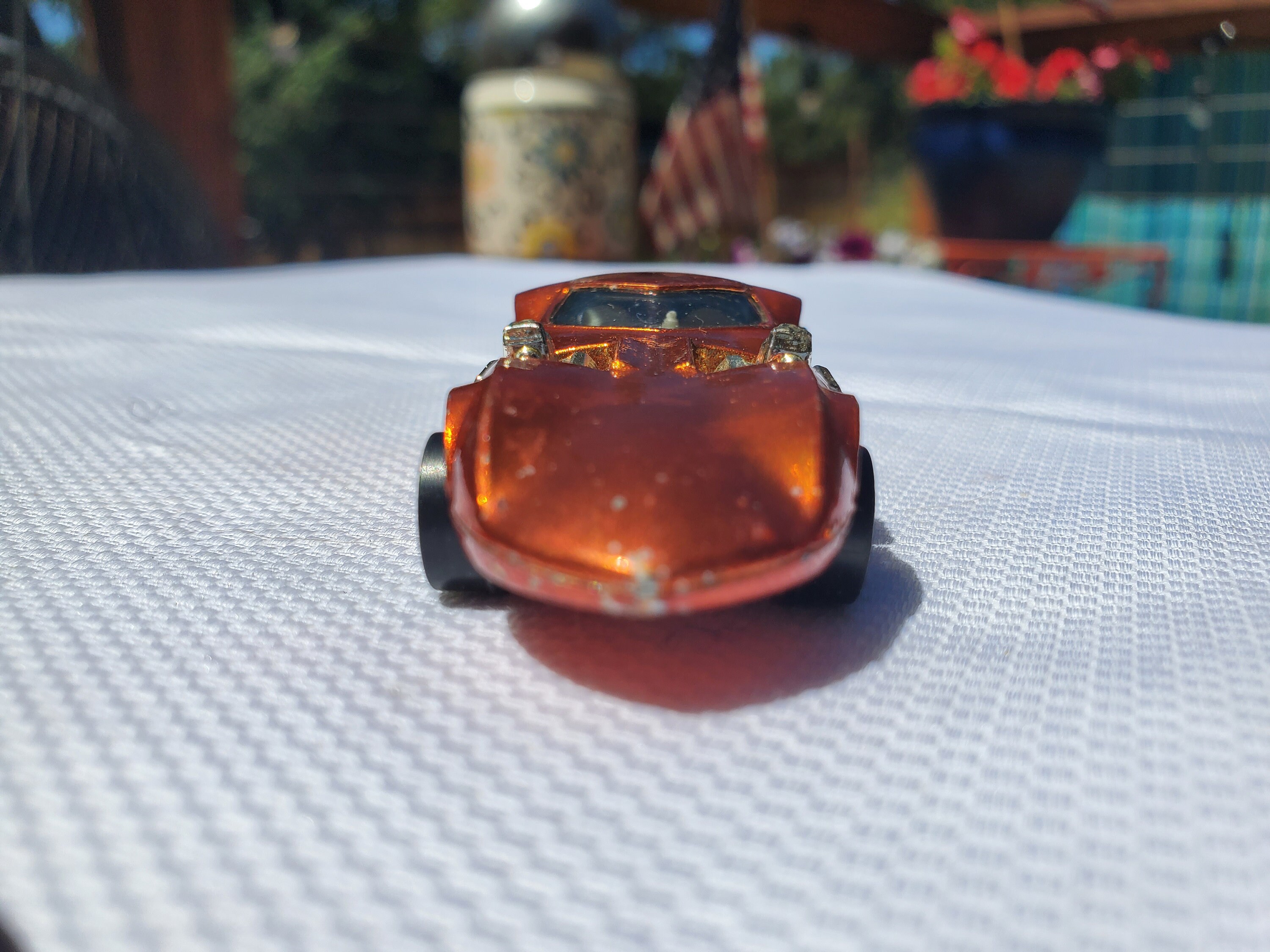 Hot Wheels! 1968 (1969) Twin Mill, Orange, Light Interior, USA