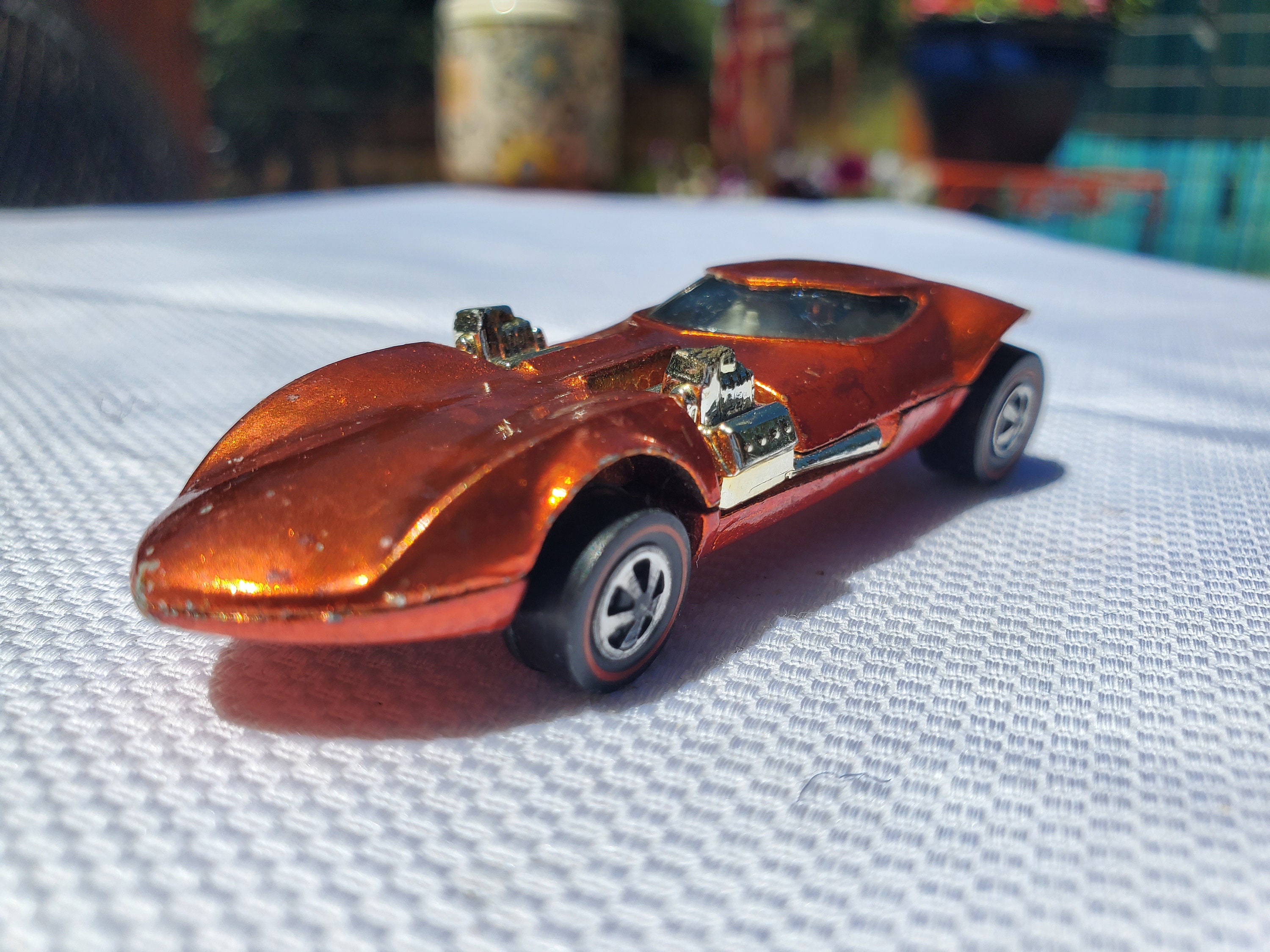 Hot Wheels! 1968 (1969) Twin Mill, Orange, Light Interior, USA