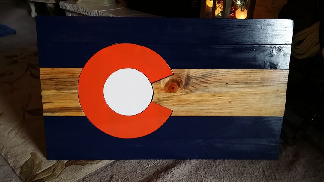 Handmade wood Colorado Flag Item 13 Etsy.de