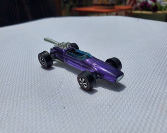 Hot Wheels! 1969 (1970) Brabham Repco F1, Purple, Black Interior, HK Lower Price!!