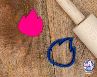 Flame Fire Hot Cookie Cutter | Meme Emoji Funny Cookie Cutter | Baking Tool Kids Baking