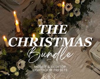 100 CHRISTMAS Bundle Presets, Mobile and Desktop, Lightroom Preset Bundle for Instagram, Best Deal - Winter, Bright, Festive, Snow, Holiday