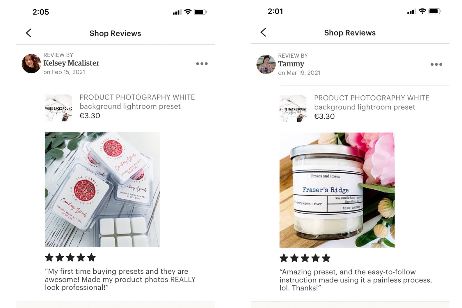 12 PRODUCT PHOTOGRAPHY WHITE Background Lightroom Preset Etsy