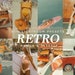 10 RETRO Aesthetic Lightroom mobile & desktop PRESETS | Influencer Presets | Vintage Analog Presets | 70s Travel Instagram filter 